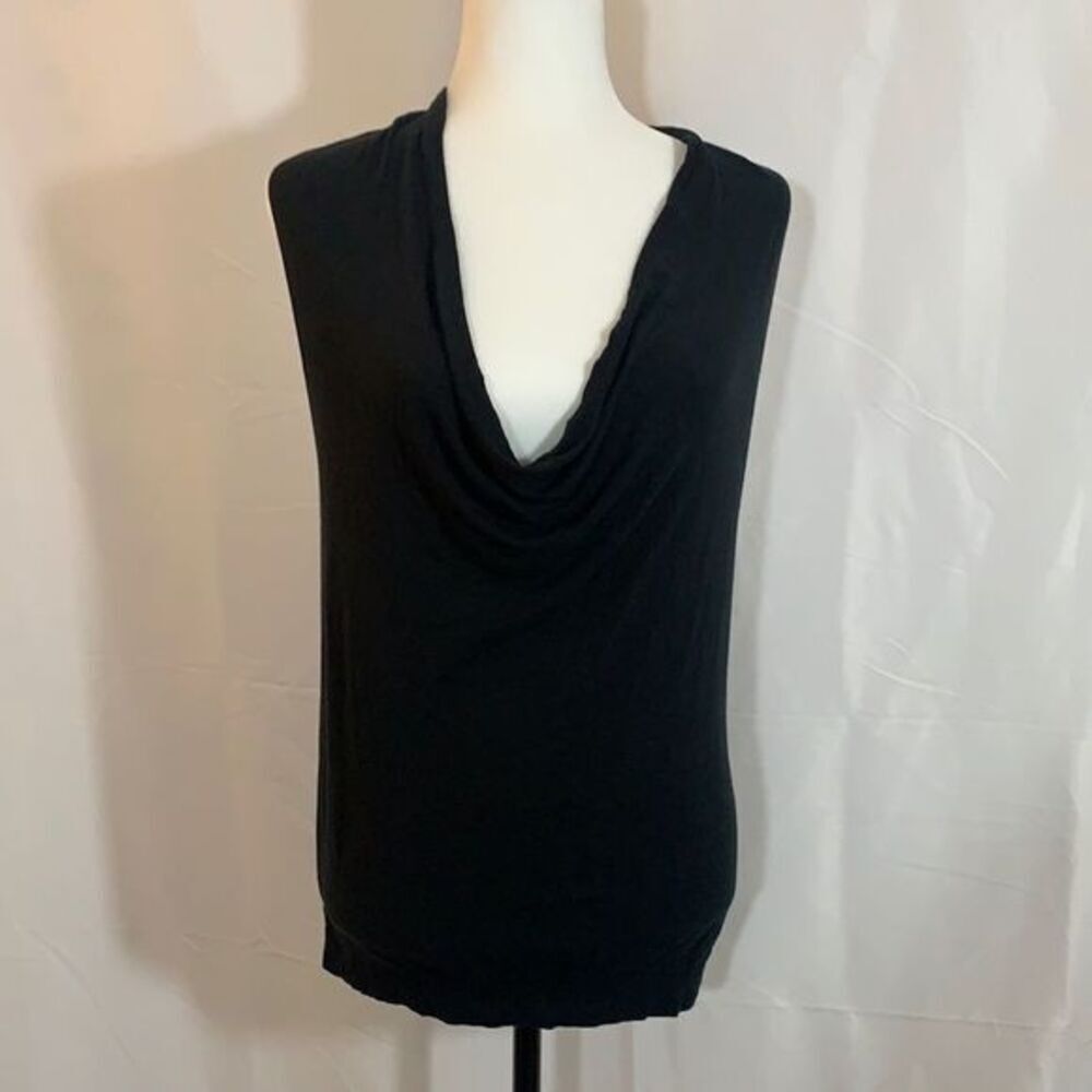 Talula Aritzia Black Open Side Tank Top
